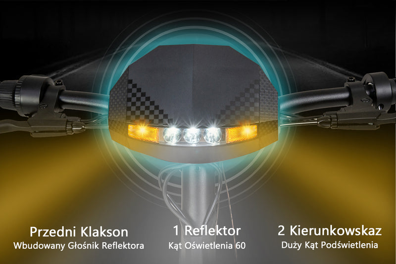 Wysoka widoczność + kierunkowskazy